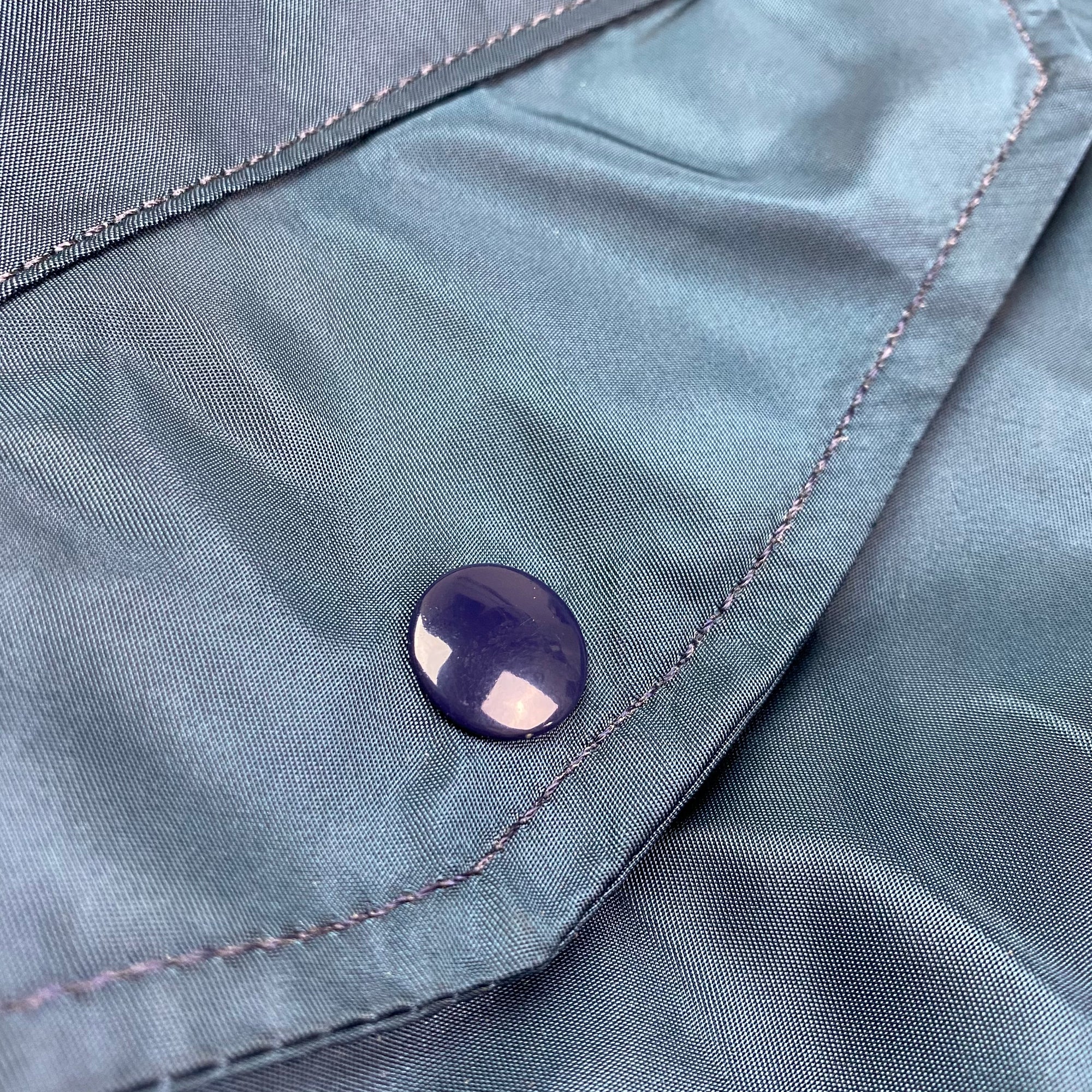 90's Petrol Blue MA1 Reversible Bomber Jacket