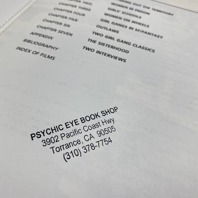 1998 Beverley Zalcock 'Renegade Sisters: Girl Gangs On Film'