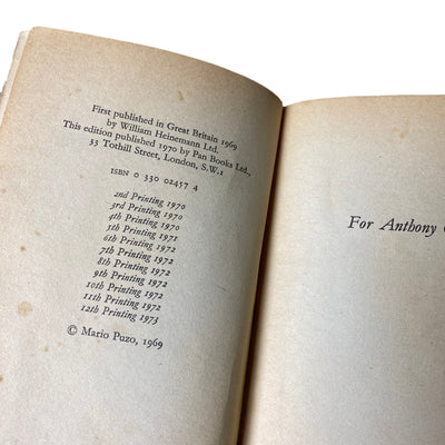 1970 Mario Puzo 'The Godfather'