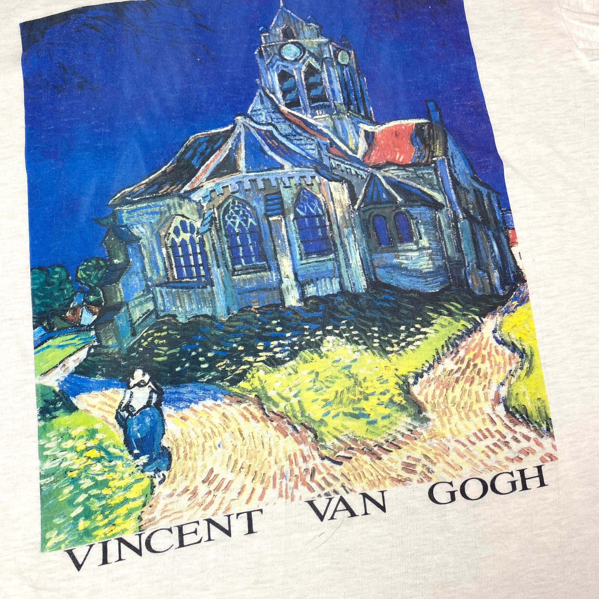 90's Van Gogh 'The Church at Auvers' T-Shirt