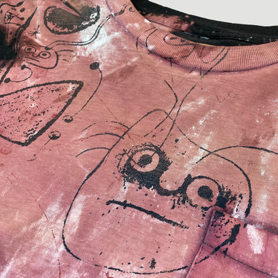 90's Home Made Screen Printed Art T-Shirt