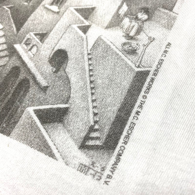 Early 00's M.C. Escher 'Waterfall' T-Shirt