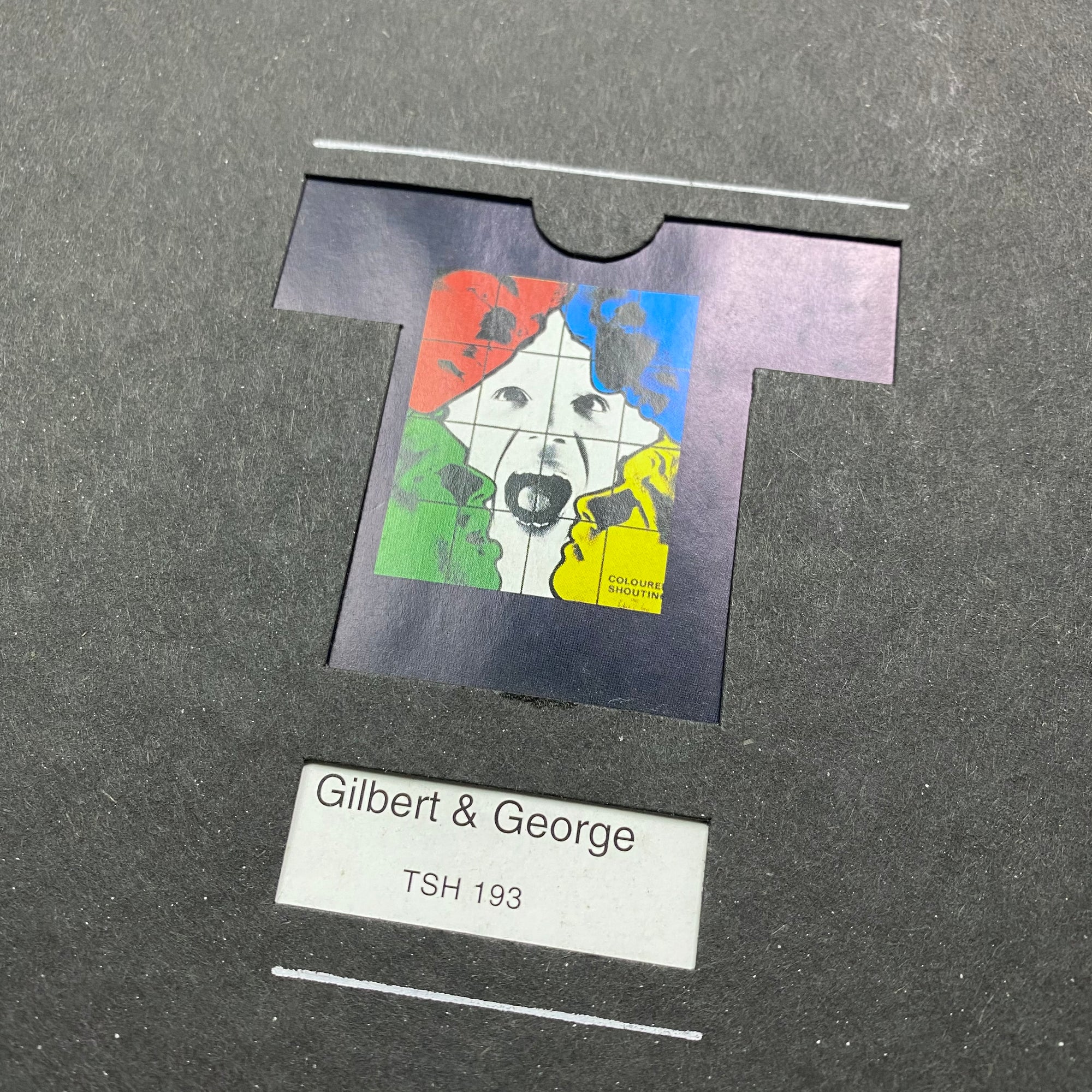 1999 Gilbert & George 'Coloured Shouting' T-Shirt (Boxed)