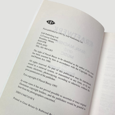 1993 Pascal Bussy 'Kraftwerk: Man, Machine and Music'