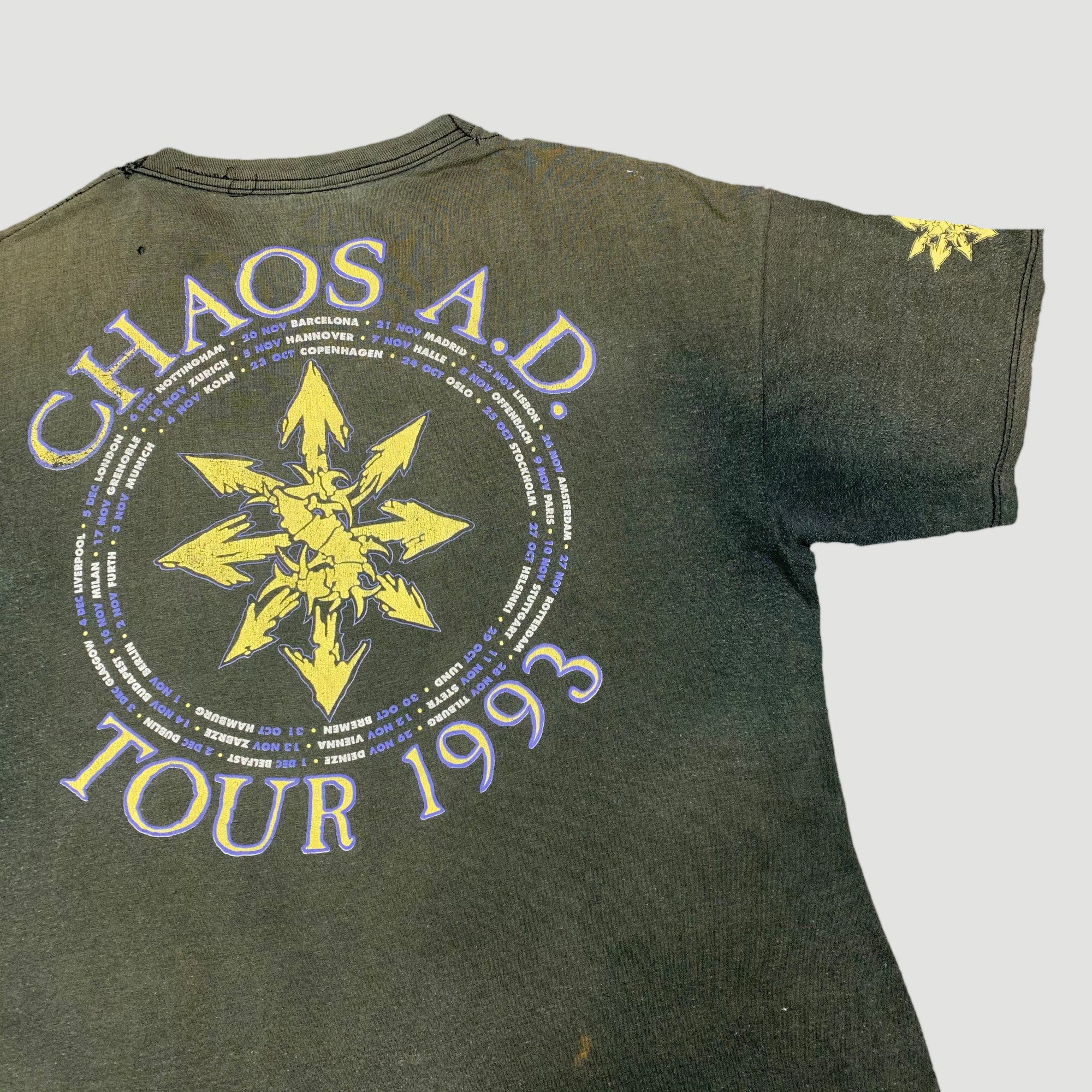 1993 Sepultura 'Chaos A.D. Tour' T-Shirt