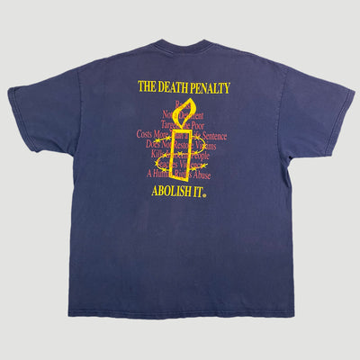 Mid 90's Amnesty International 'Death Penalty' T-Shirt