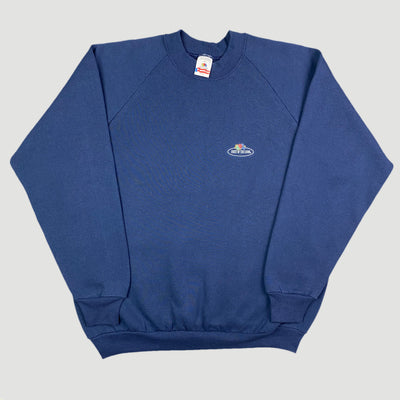 Late 80's Fruit Of The Loom Basic Navy Sweatshirt