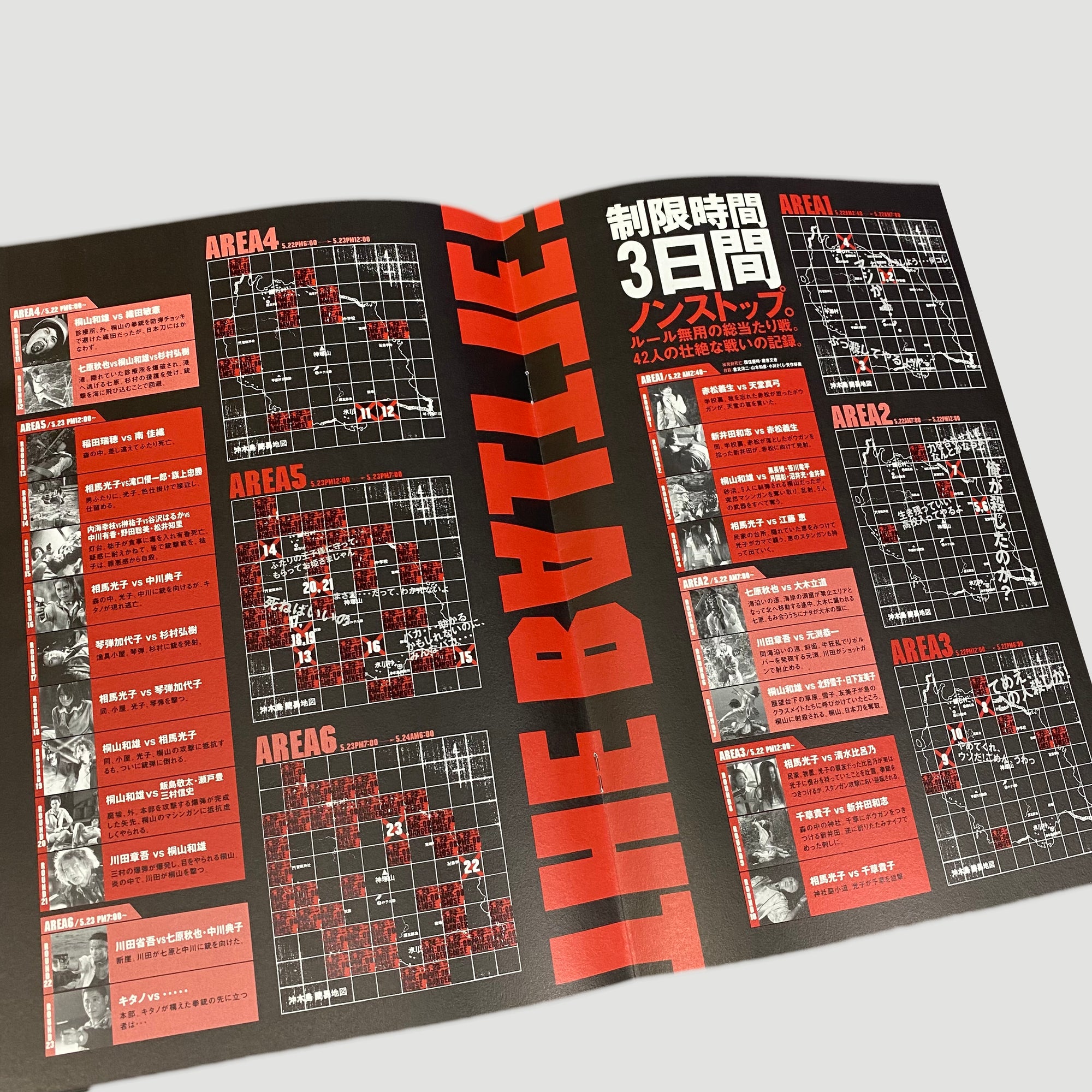 2000 Battle Royale Japanese Release Programme