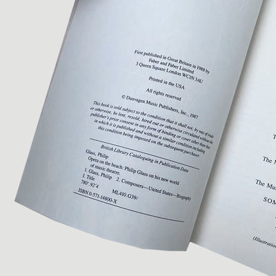 1988 Philip Glass 'Opera on the Beach'