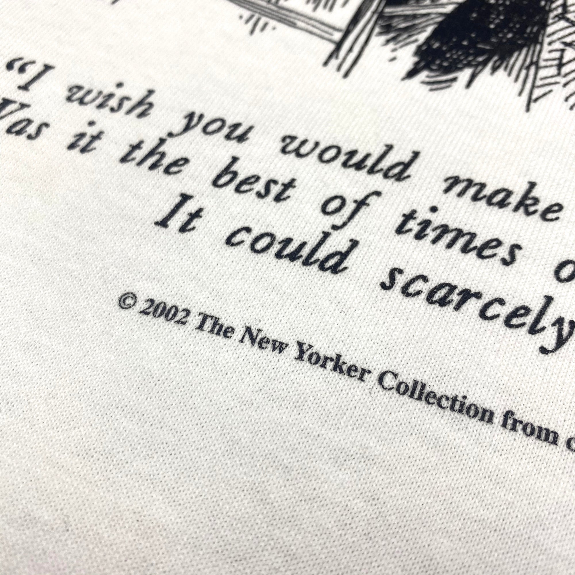 2002 The New Yorker 'Charles Dickens' T-Shirt