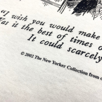 2002 The New Yorker 'Charles Dickens' T-Shirt