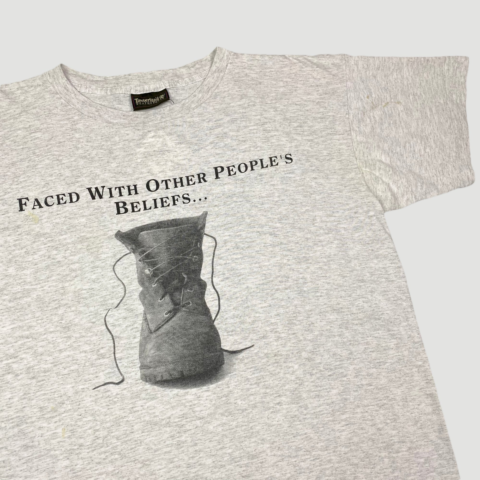 90's Timberland 'Tread Lightly' T-Shirt