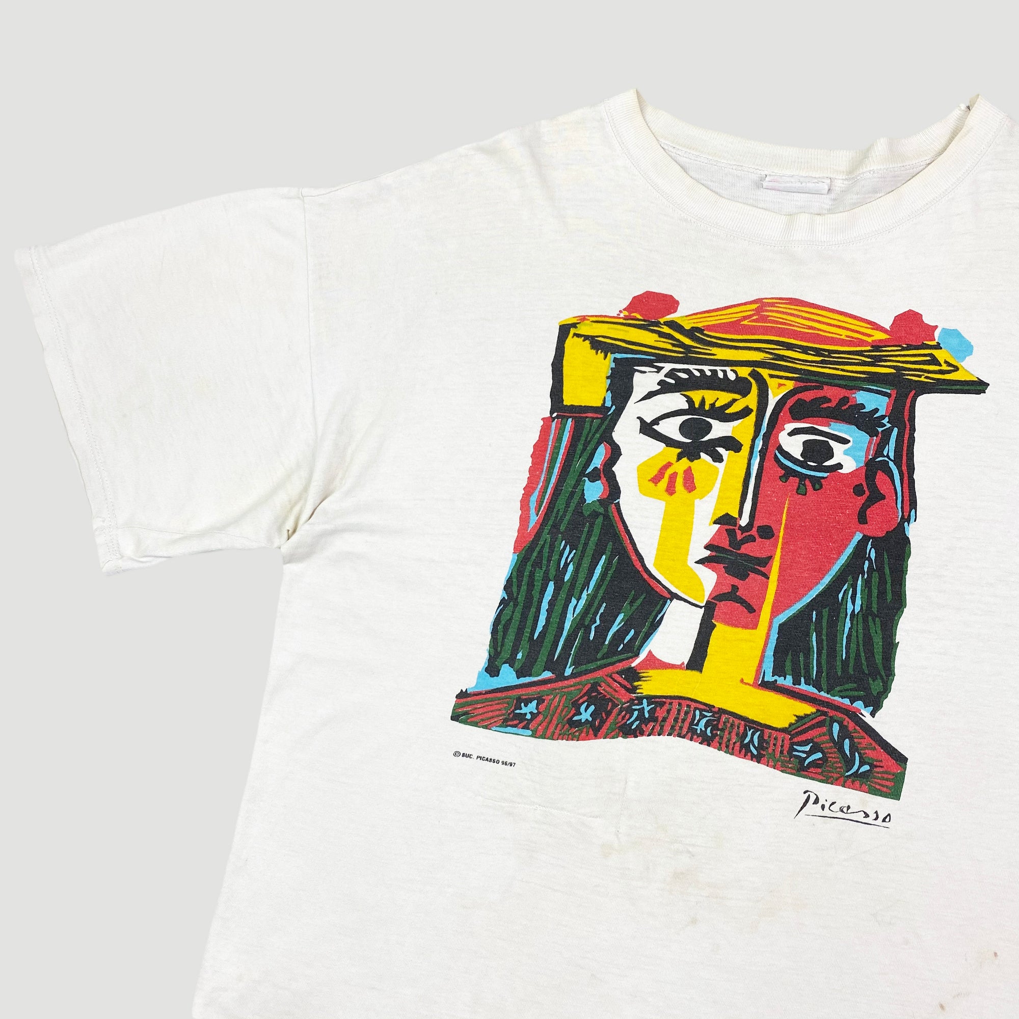 1997 Picasso 'Portrait of a Woman with a Hat' T-Shirt