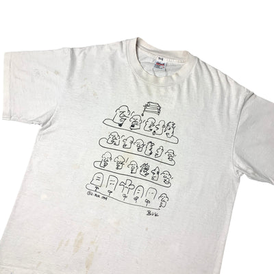 1994 Charles Bukowski 'Life And Art' T-Shirt