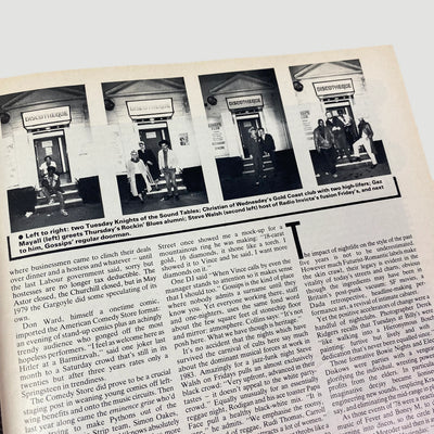 1983 The Face Magazine 'Club Culture' Issue