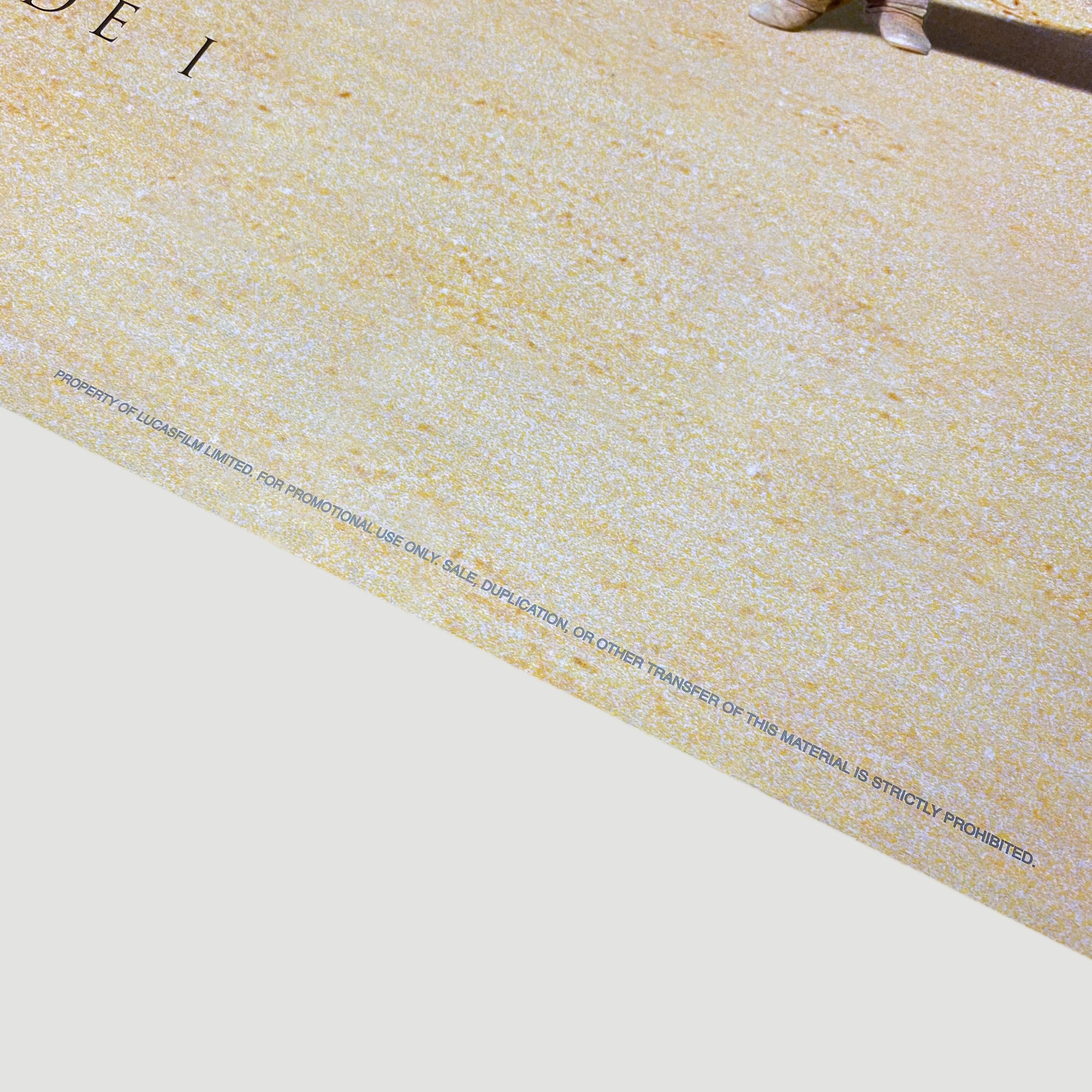 1999 Star Wars Phantiom Menance UK Quad