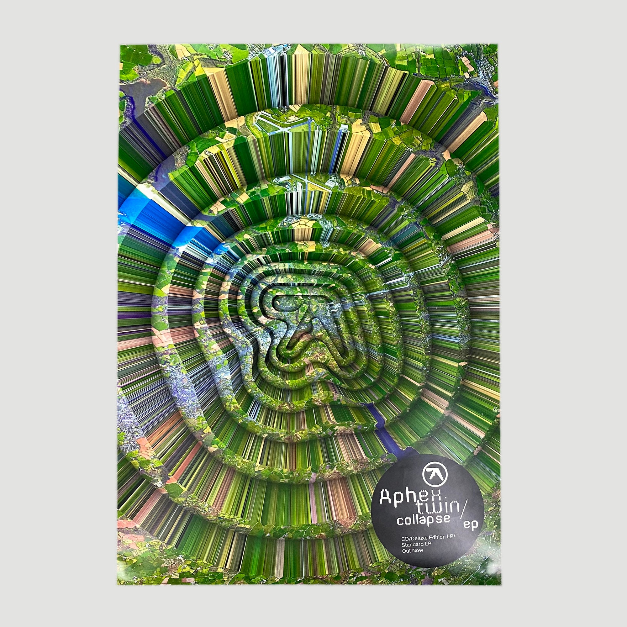 2018 Aphex Twin 'Collapse' EP Promo Poster