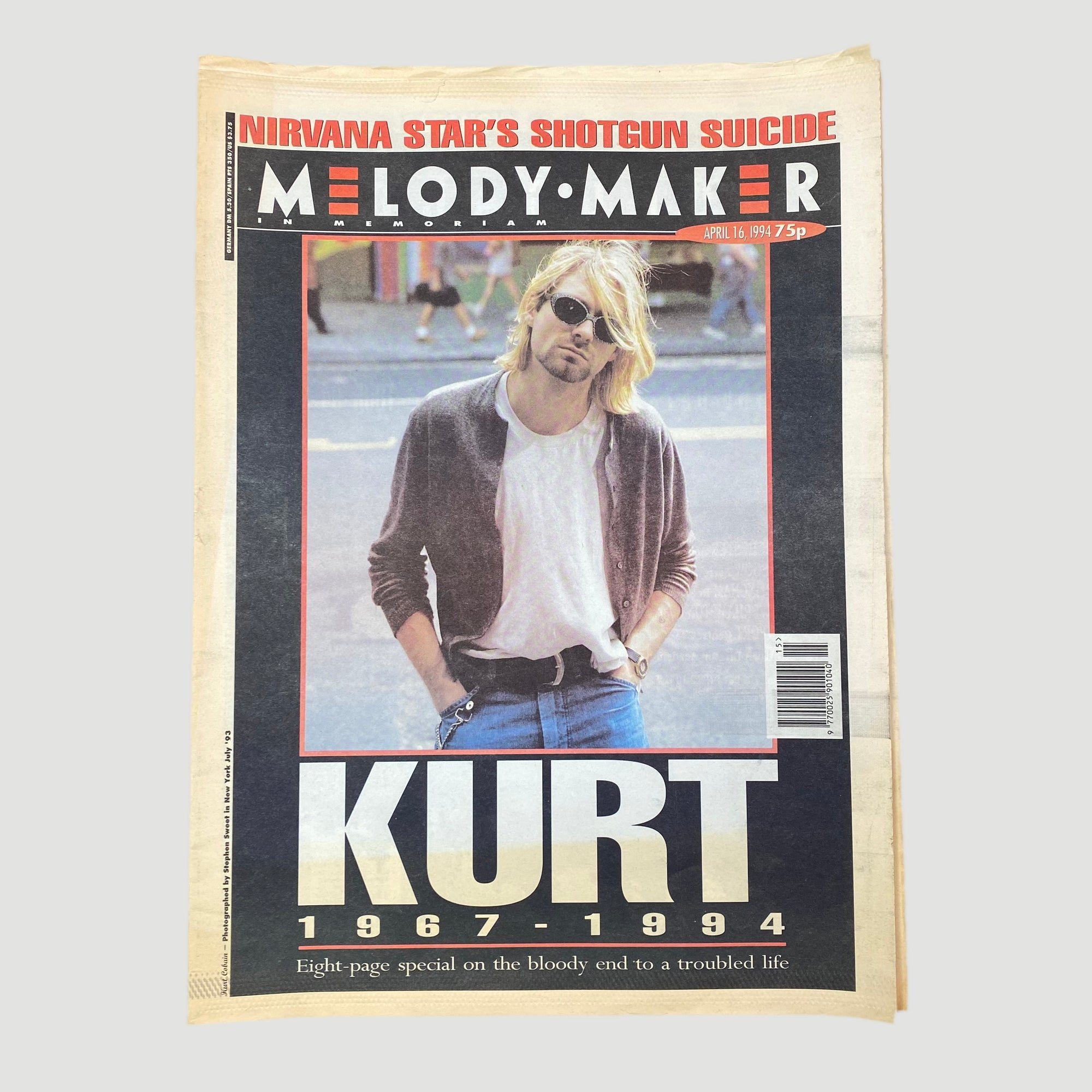 1994 Melody Maker - Kurt Cobain Memorial Issue