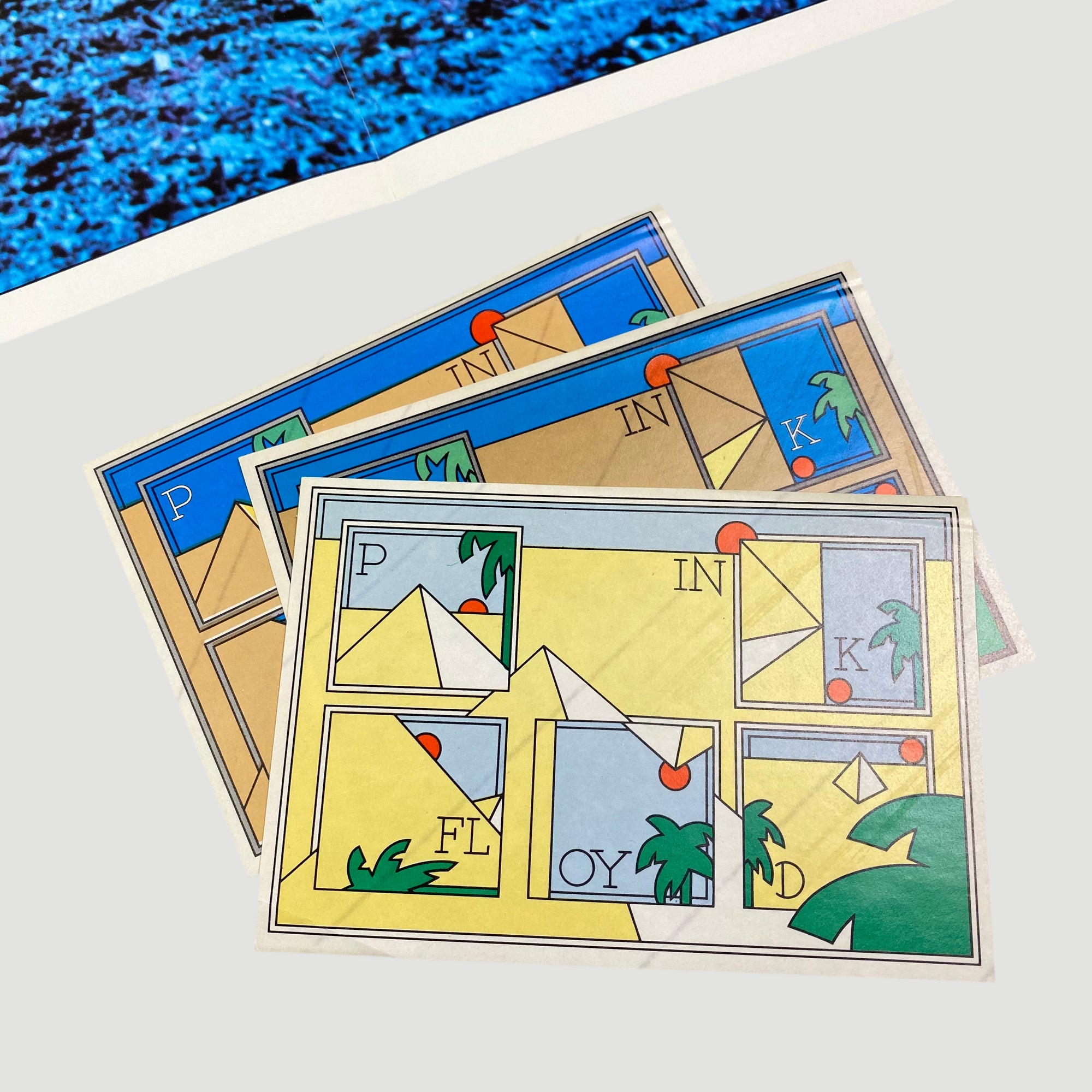 1973 Pink Floyd Dark Side of the Moon LP (Posters & Inserts)