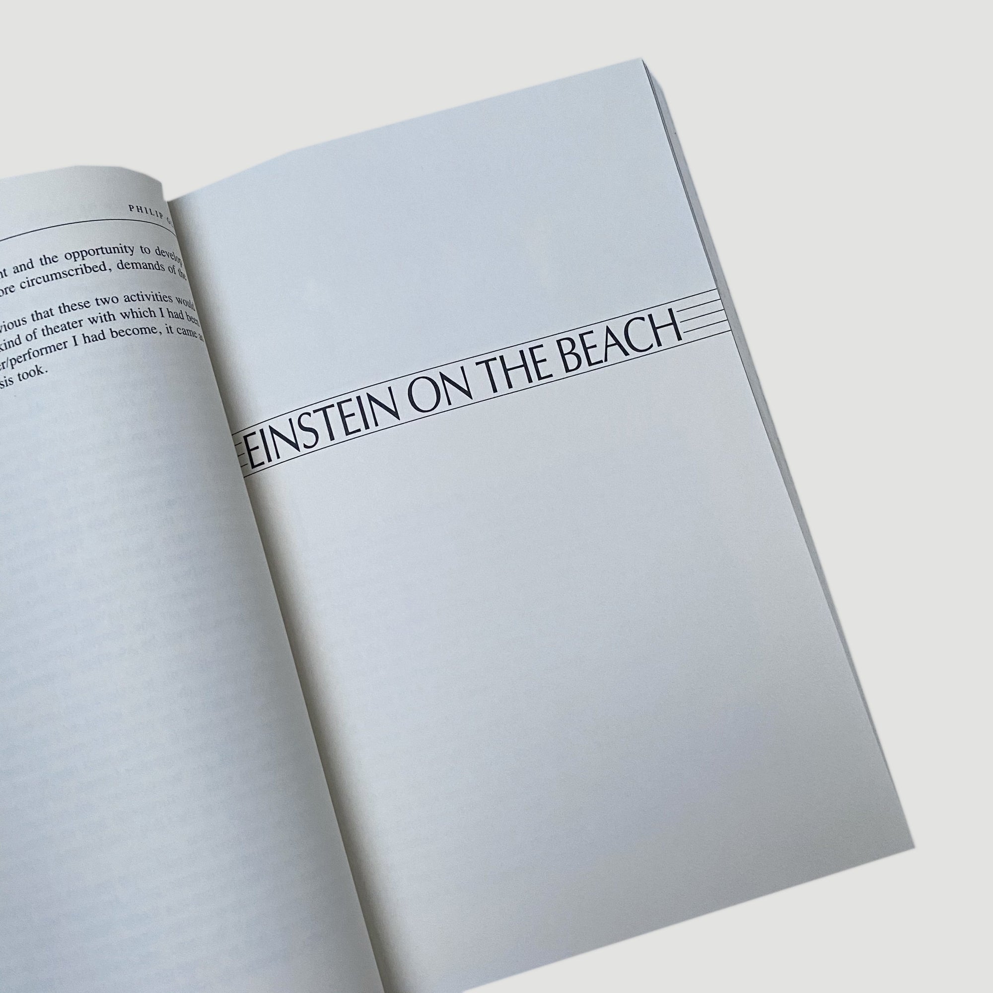 1988 Philip Glass 'Opera on the Beach'