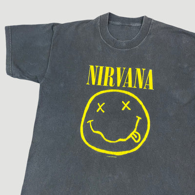 Early 00's Nirvana Nevermind 'Smiley' T-Shirt