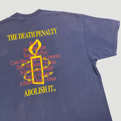 Mid 90's Amnesty International 'Death Penalty' T-Shirt
