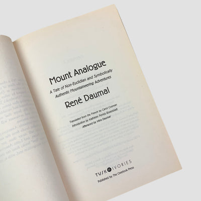 2004 René Daumal 'Mount Analogue'