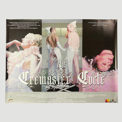 2002 'The Cremaster Cycle' UK Quad Poster