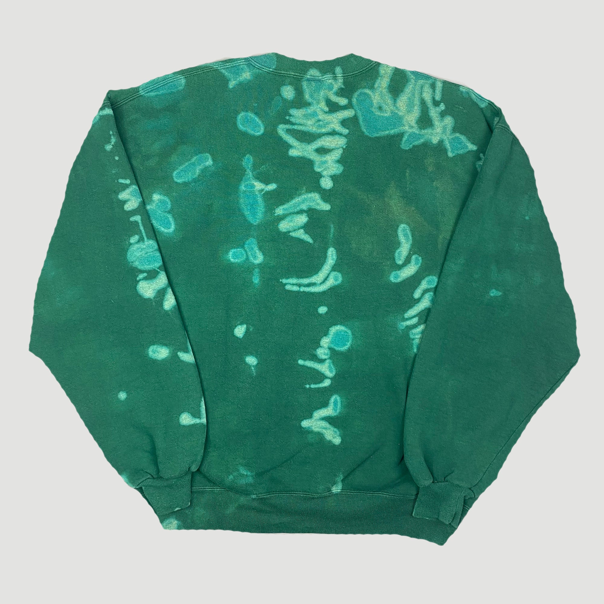 90's Bleached Teal Basic Sweatshirt