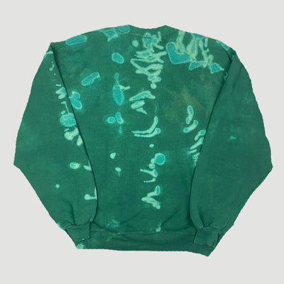 90's Bleached Teal Basic Sweatshirt