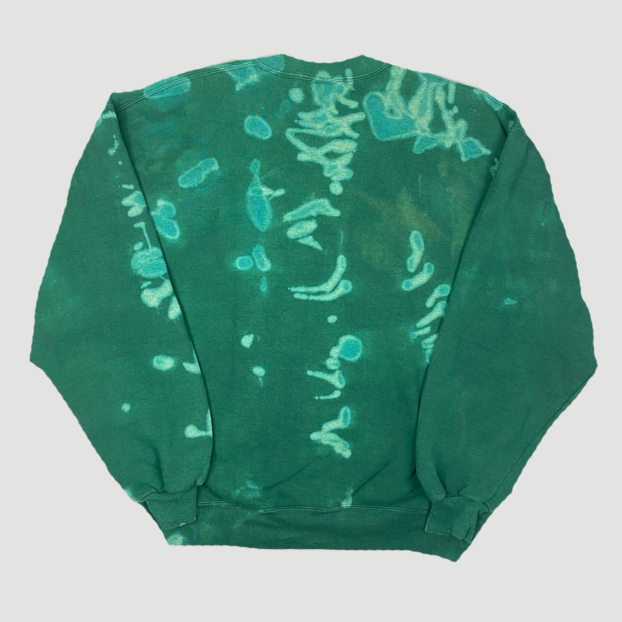 90's Bleached Teal Basic Sweatshirt