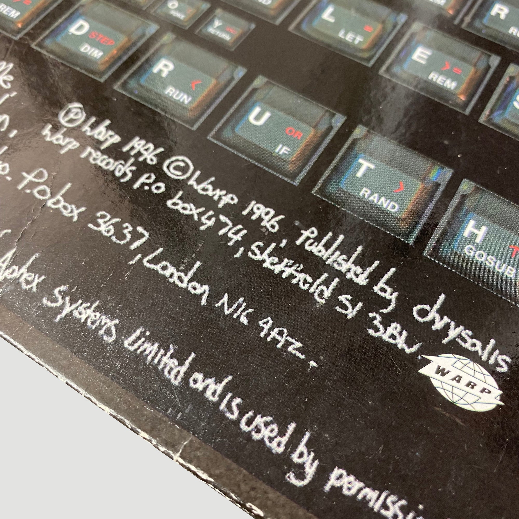 1996 Aphex Twin 'Girl/Boy' UK Vinyl EP