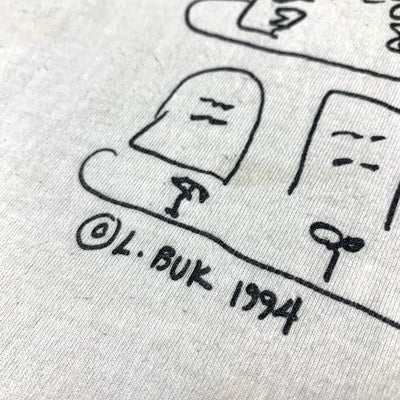 1994 Charles Bukowski 'Life And Art' T-Shirt