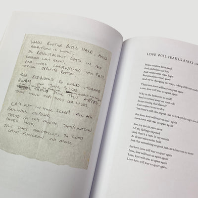 2014 Ian Curtis 'So This Is Permanence' UK 1st Edition