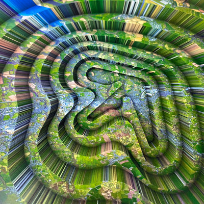 2018 Aphex Twin 'Collapse' EP Promo Poster