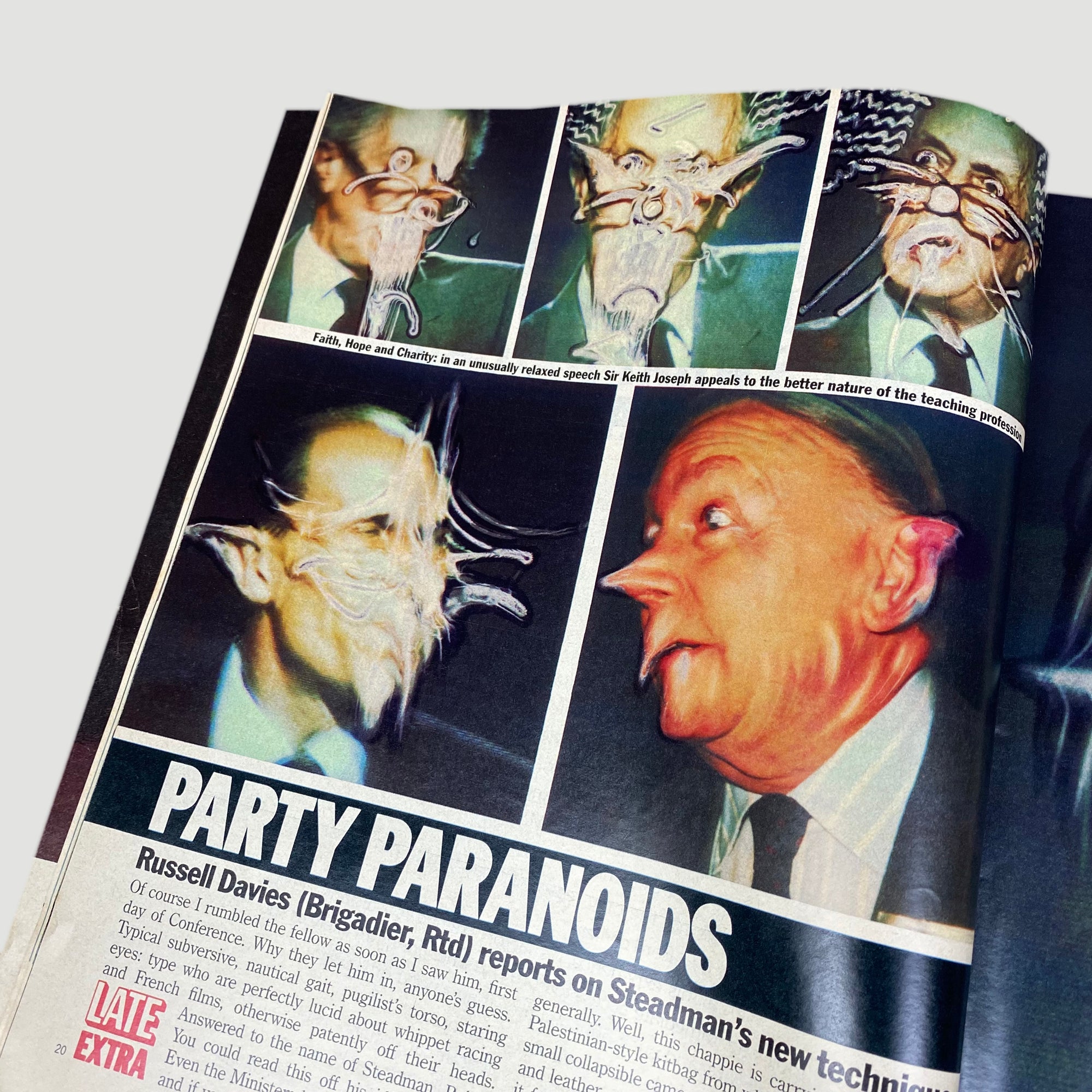 1985 Observer Ralph Steadman Issue