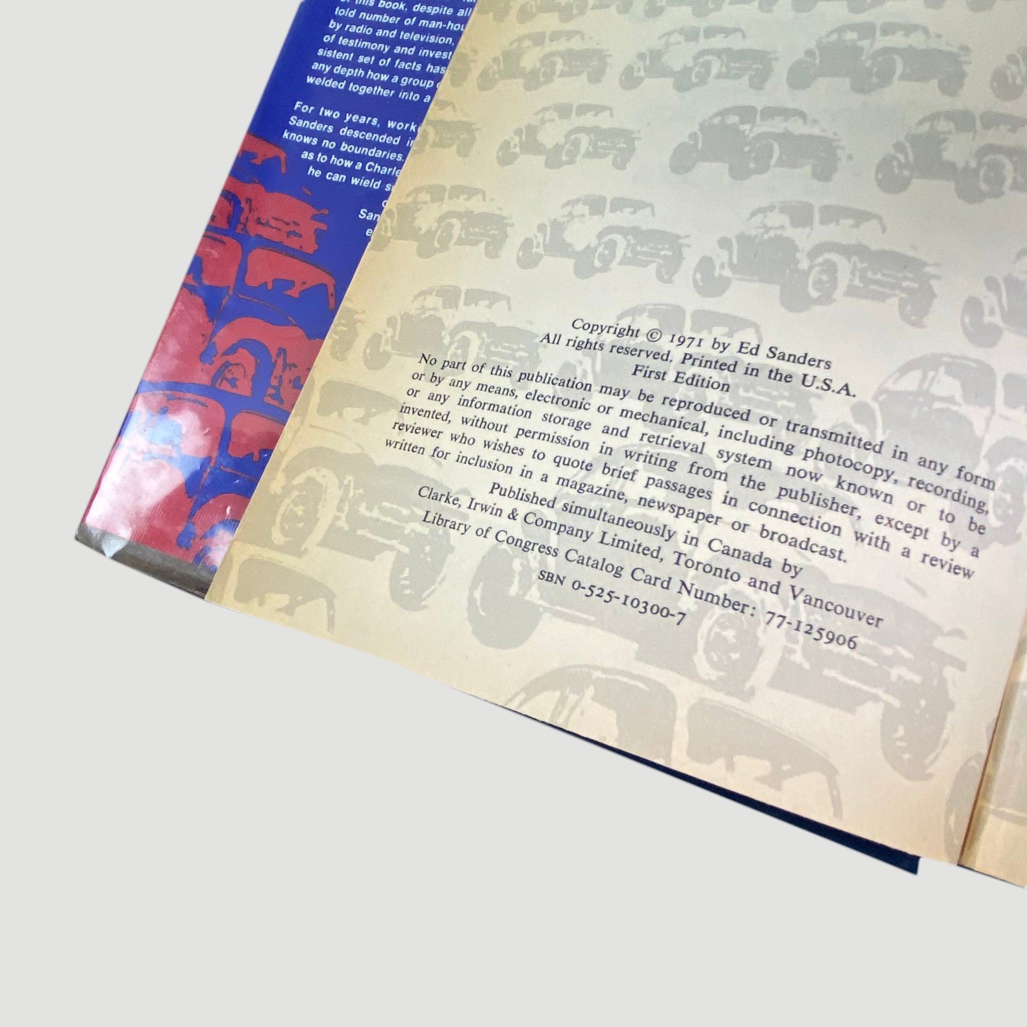 1971 Ed Sanders 'The Family' First Edition