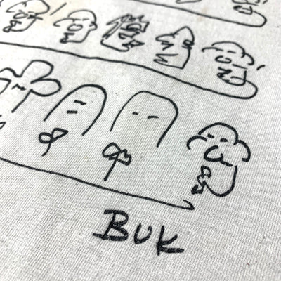 1994 Charles Bukowski 'Life And Art' T-Shirt