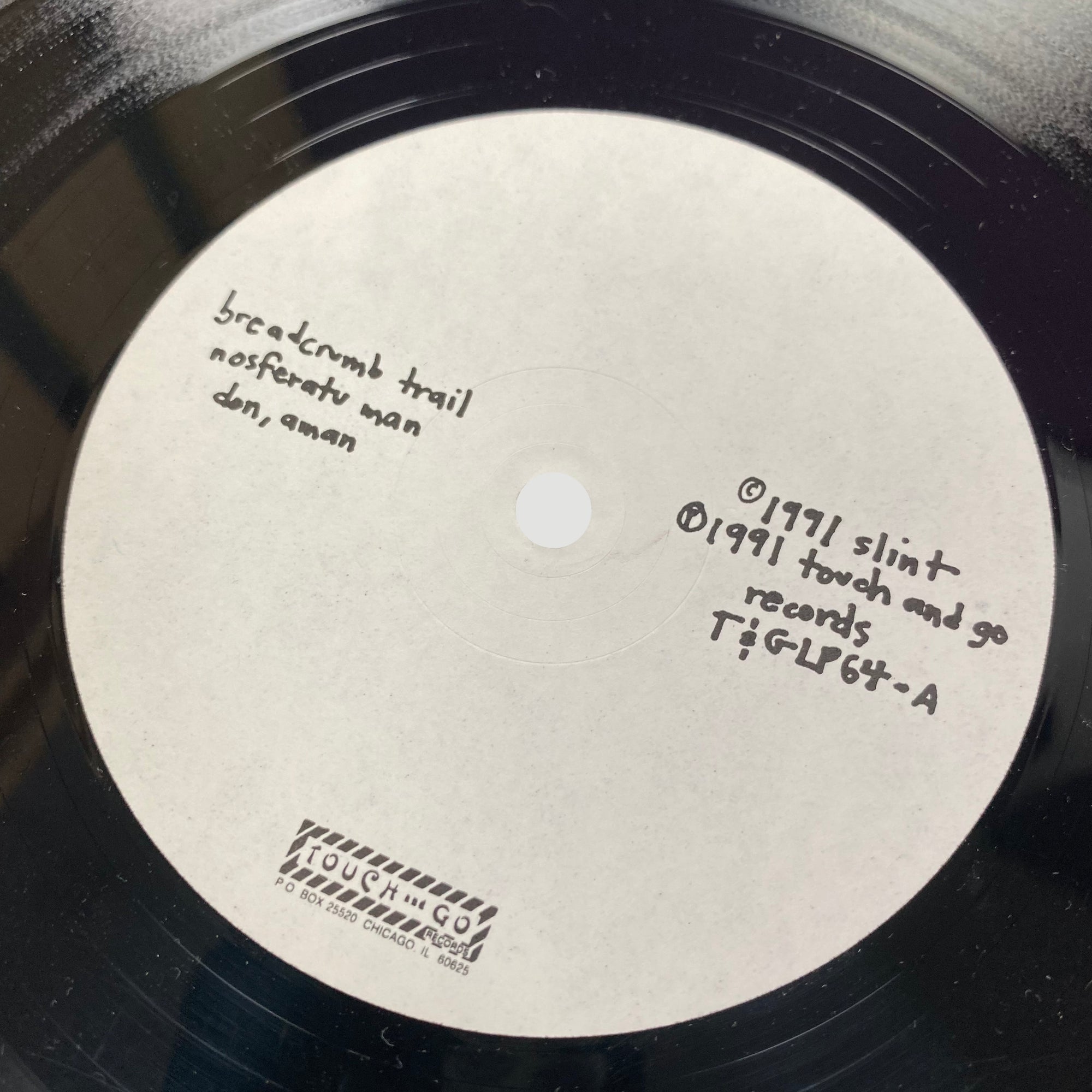 1991 Slint 'Spiderland' Vinyl LP 1st Press