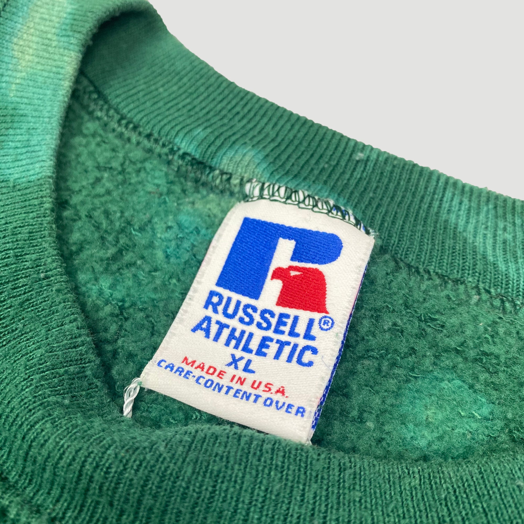 90's Bleached Teal Basic Sweatshirt