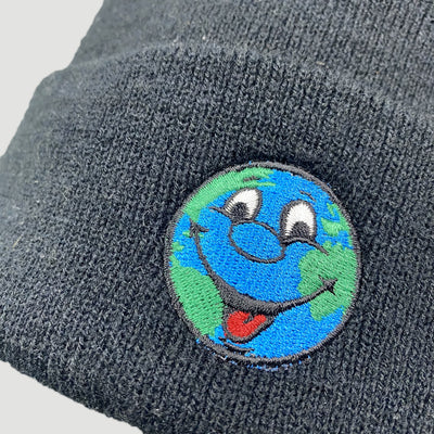 Late 90's World Industries Earth Beanie