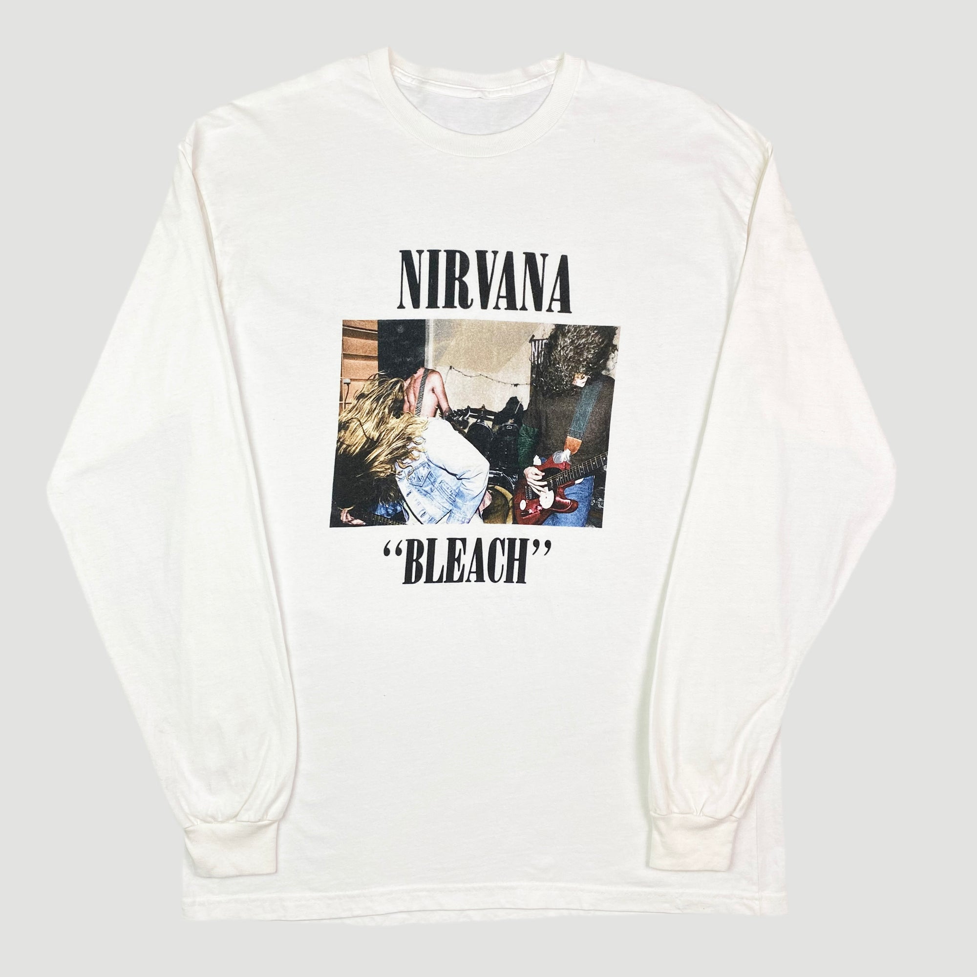 00's Nirvana Bleach Unofficial Longsleeve T-Shirt