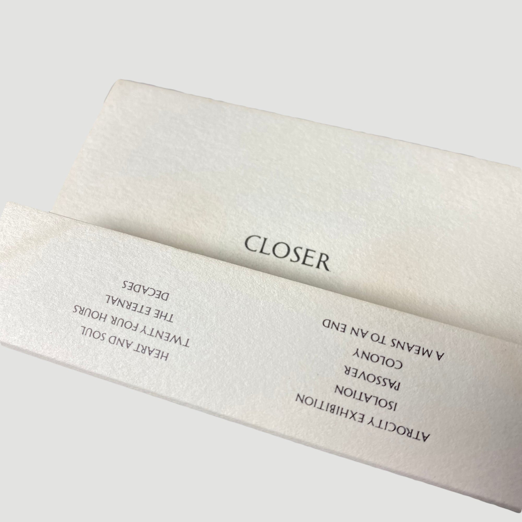 1985 Joy Division 'Closer' Cassette