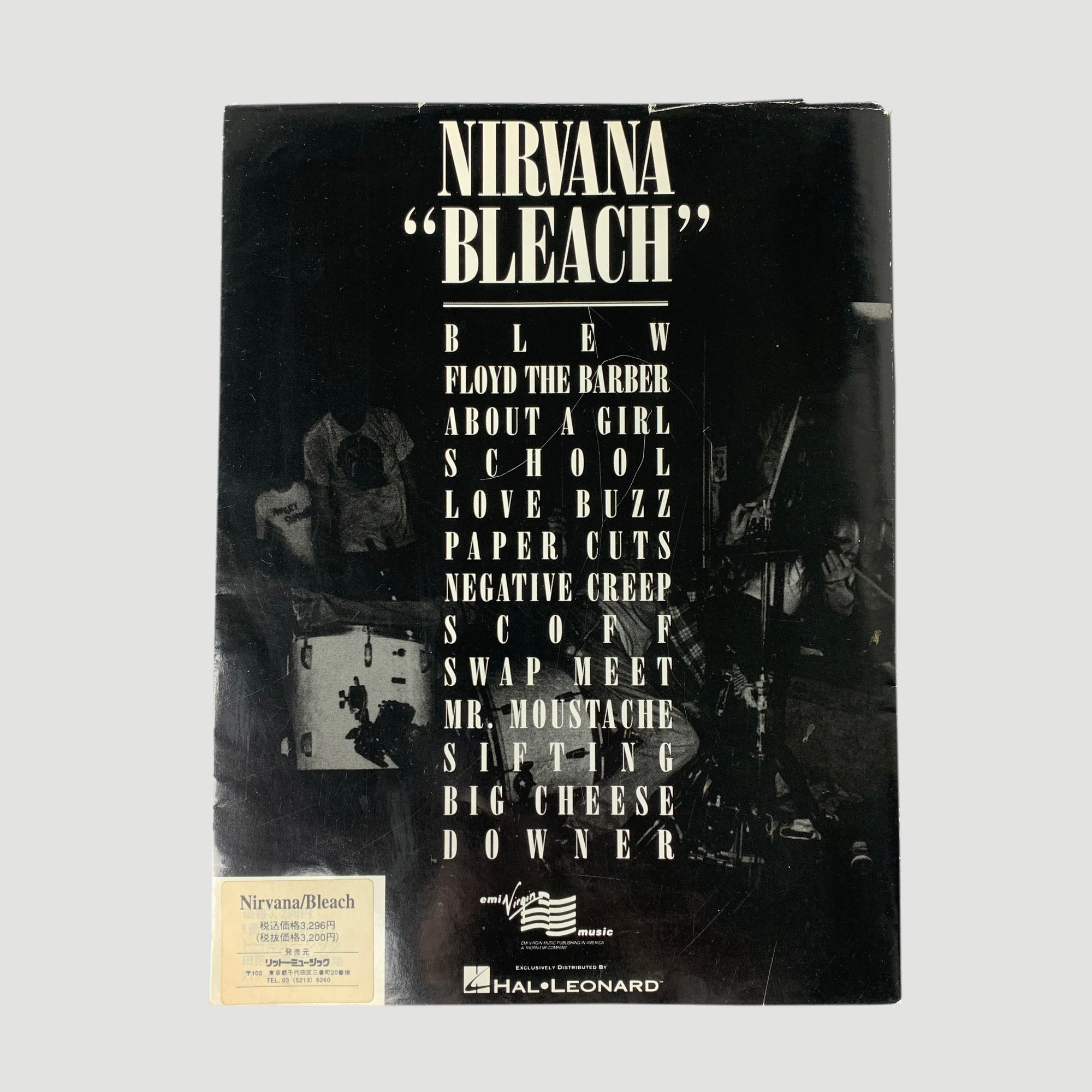 1994 Nirvana 'Bleach' Japanese Tab Book