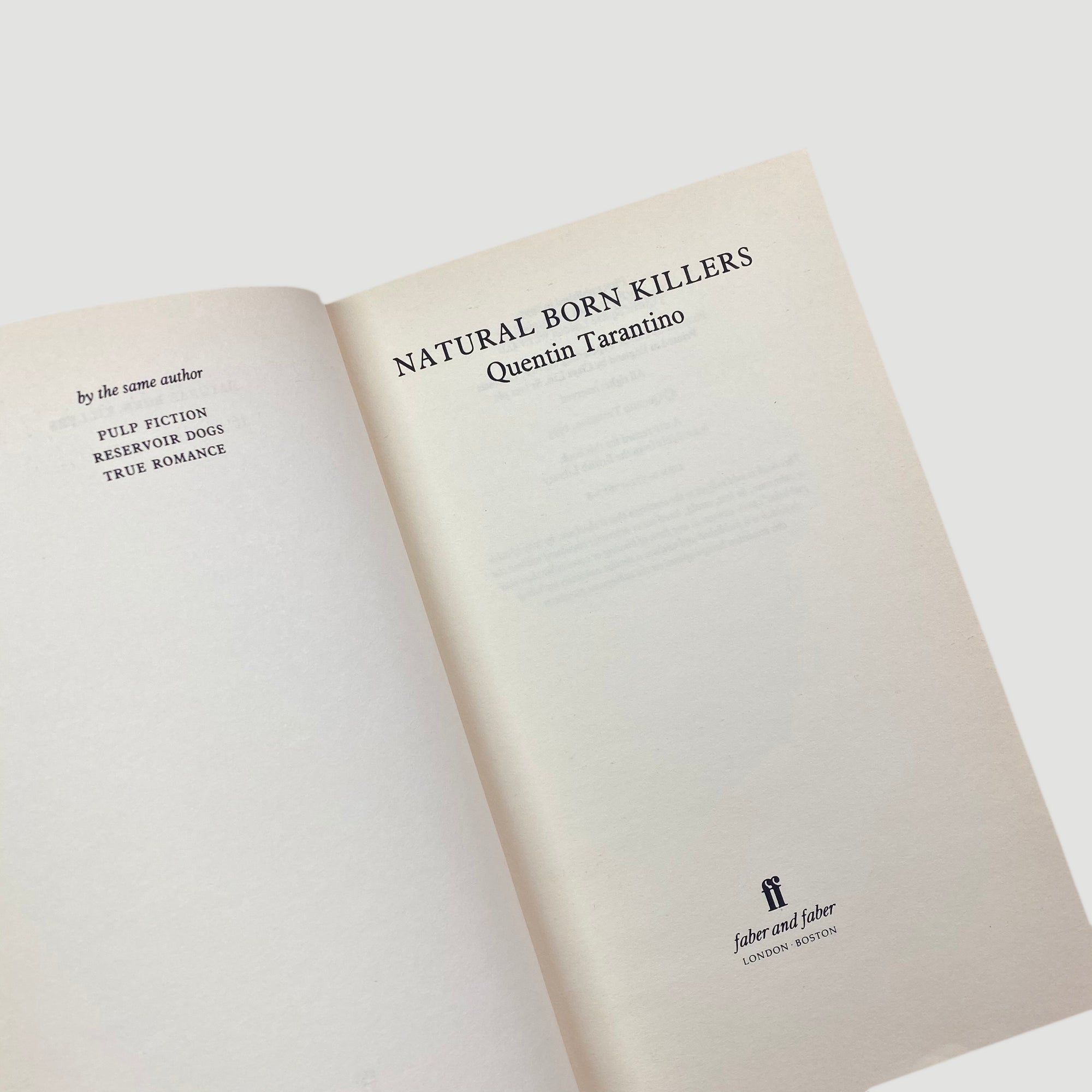 1995 Natural Born Killers Screenplay