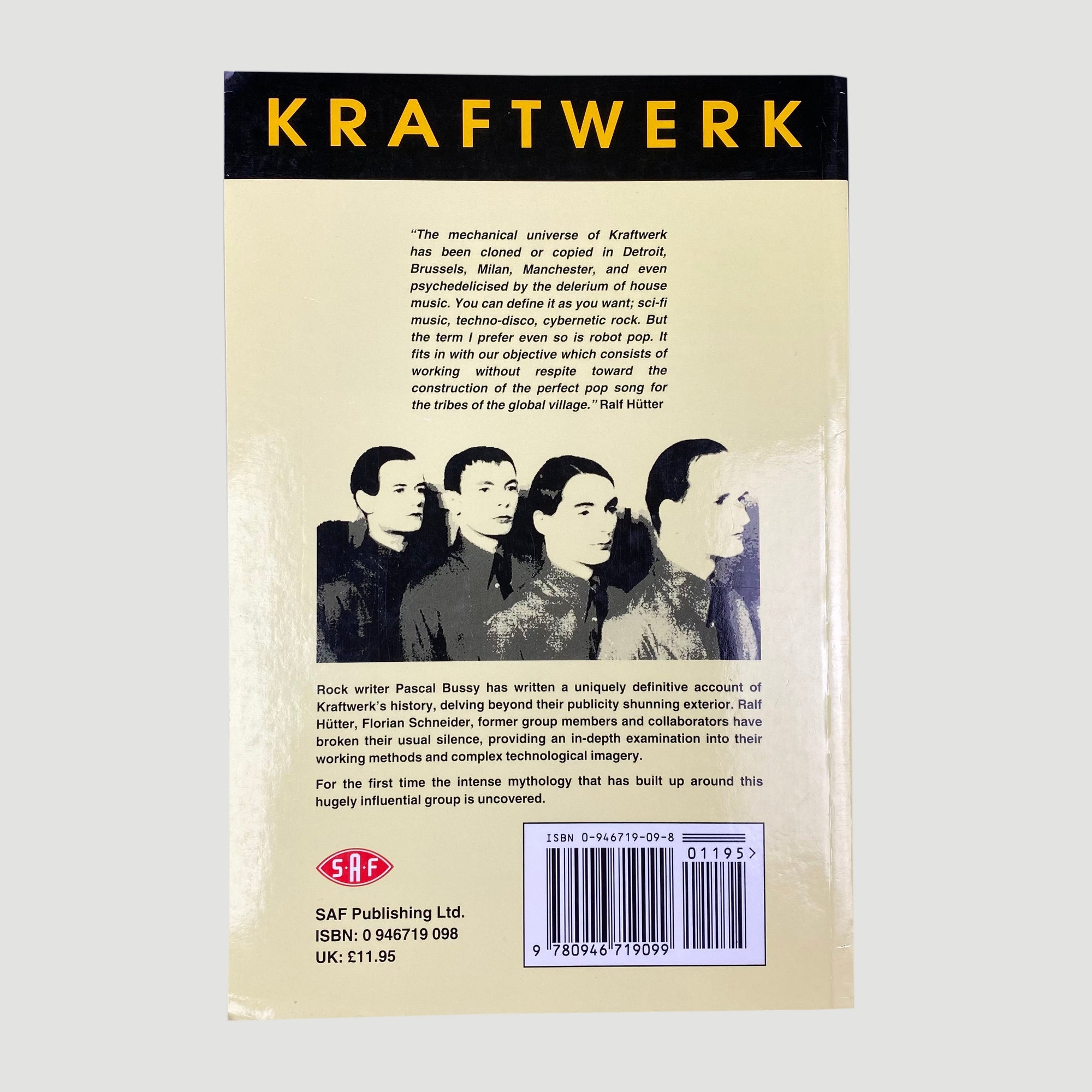 1993 Pascal Bussy 'Kraftwerk: Man, Machine and Music'