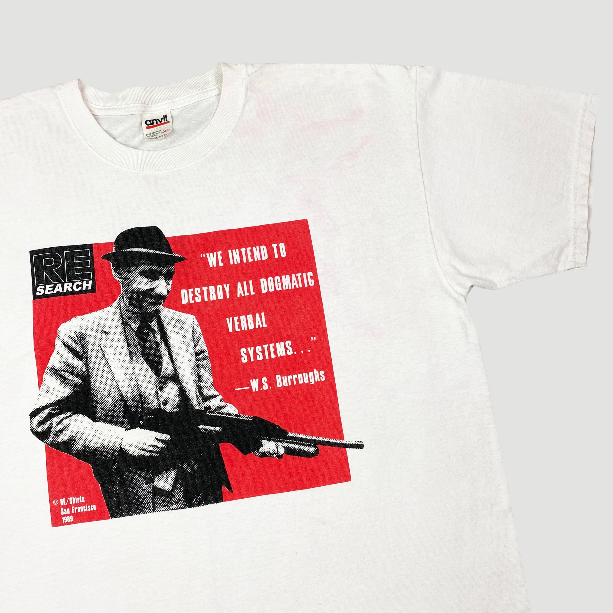 Early 00's Re/Search William Burroughs T-Shirt