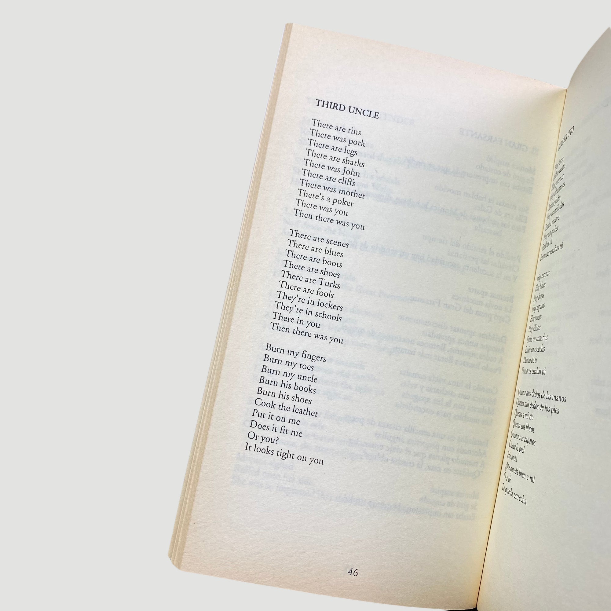 1994 Brian Eno 'Canciones' Lyrics book