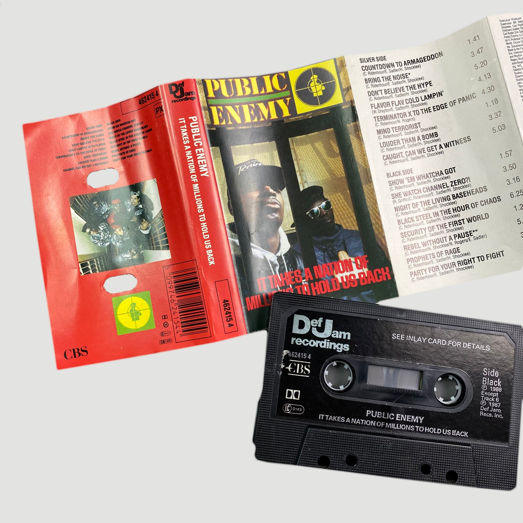 1988 Public Enemy ‘It Takes A Nation Of Millions To Hold Us Back’ Cassette
