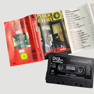 1988 Public Enemy ‘It Takes A Nation Of Millions To Hold Us Back’ Cassette